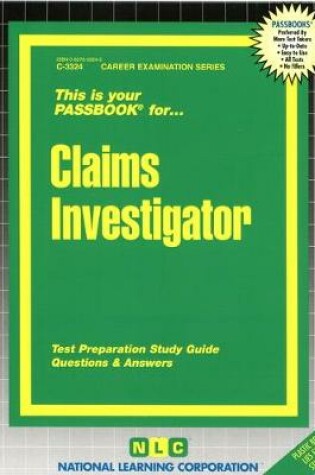 Cover of Claims Investigator