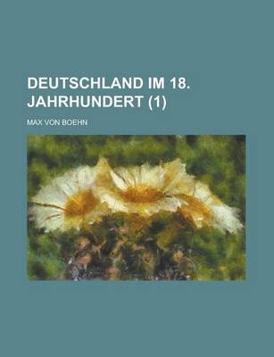 Book cover for Deutschland Im 18. Jahrhundert (1 )