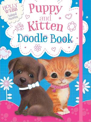 Book cover for Puppy and Kitten Doodle Book