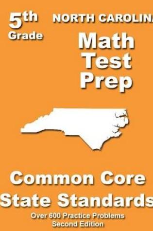 Cover of North Carolina 5th Grade Math Test Prep