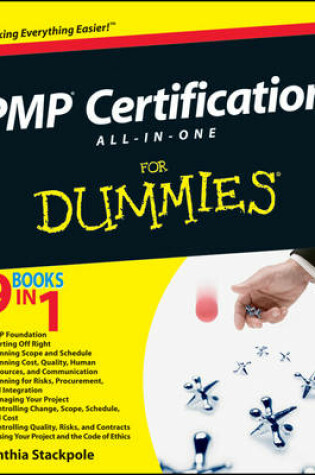 Cover of PMP Certification All-in-One Desk Reference For Dummies