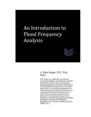 Book cover for An Introduction to Flood Frequency Analysis