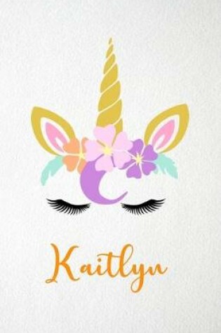 Cover of Kaitlyn A5 Lined Notebook 110 Pages