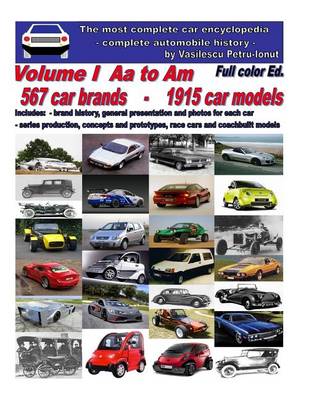 Book cover for The Most Complete Car Encyclopedia - Volume I - AA to Am - Full Color Edition