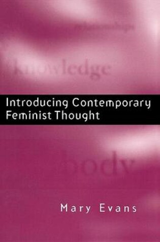 Cover of Introducing Contemporary Feminist Thought