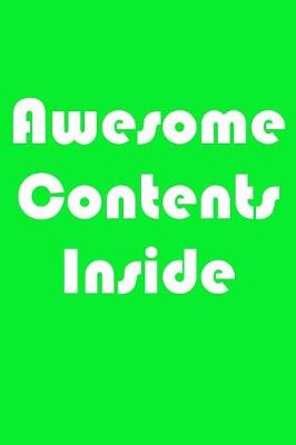 Book cover for Awesome Contents Inside