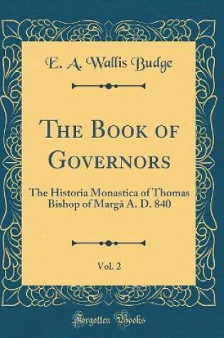Cover of The Book of Governors, Vol. 2