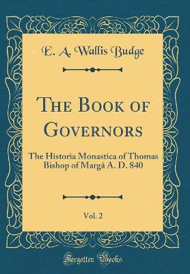 Book cover for The Book of Governors, Vol. 2