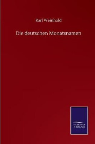 Cover of Die deutschen Monatsnamen