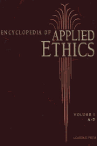 Cover of Chadwick Encyclopedia of Ethics Volume 3