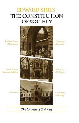Cover of The Constitution of Society