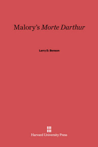 Cover of Malory's <i>Morte Darthur</i>