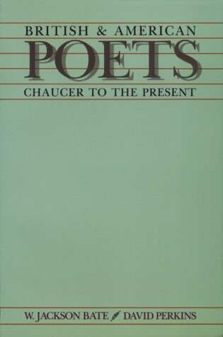 Cover of British and American Poets