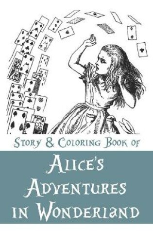 Cover of Story & Coloring Book of Alice's Adventures in Wonderland