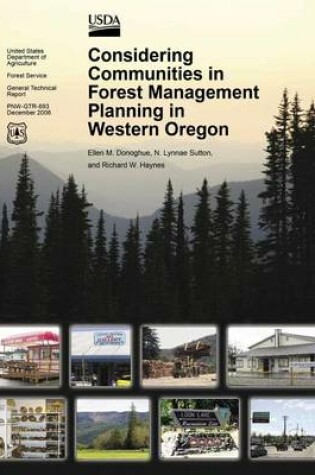 Cover of Considering Communities in Forest Management Planning in Western Oregon