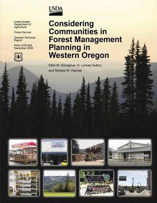 Book cover for Considering Communities in Forest Management Planning in Western Oregon