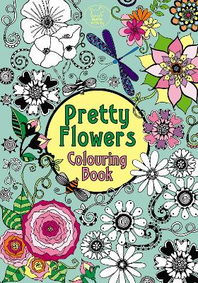 Book cover for Pretty Flowers Colouring Book