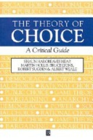 Cover of The Theory of Choice