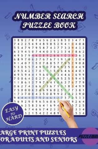 Cover of Number Search Puzzle Book