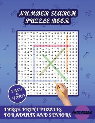 Book cover for Number Search Puzzle Book