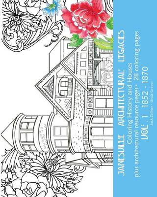 Book cover for Coloring Historical Janesville Vol. 1