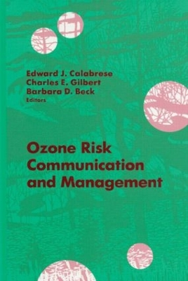 Book cover for Ozone Risk Communication and Management