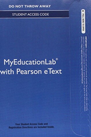 Cover of NEW MyLab Education with Pearson eText -- Standalone Access Card -- for The Crosscultural, Language, and Academic Development Handbook