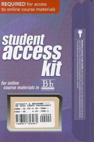 Cover of Blackboard -- Access Card -- for Essential Environment