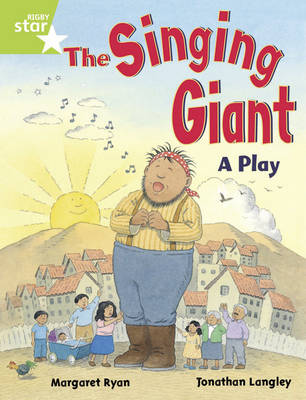 Book cover for Rigby Star Guided 1/P2 Green Level: The Singing Giant, Play, 6pk