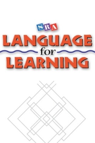 Cover of Language for Learning, Behavioral Objectives Booklet