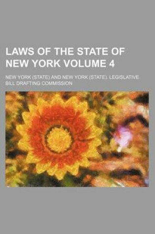 Cover of Laws of the State of New York Volume 4
