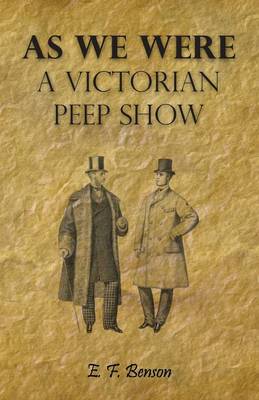 Book cover for As We Were - A Victorian Peep Show