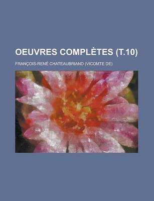 Book cover for Oeuvres Completes (T.10)