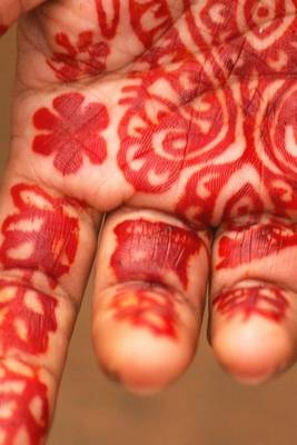 Book cover for Close Up of Red Henna on a Hand