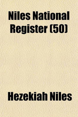 Book cover for Niles National Register (50)