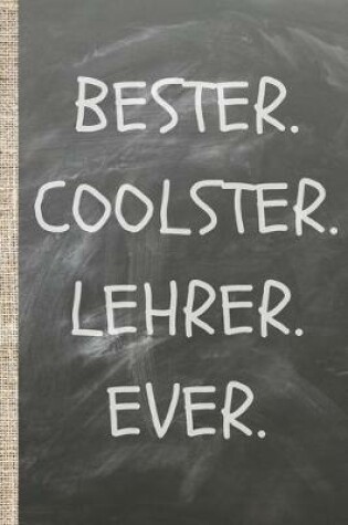 Cover of Bester coolster Lehrer ever