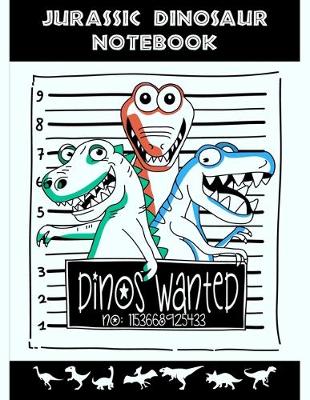 Book cover for Jurassic Dinosaur Notebook