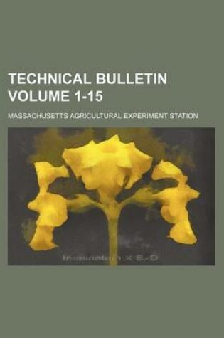 Cover of Technical Bulletin Volume 1-15