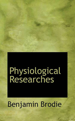 Book cover for Physiological Researches