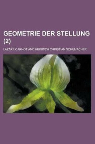 Cover of Geometrie Der Stellung (2 )