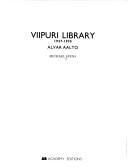 Cover of The Viipuri Library by Alvar Aalto, 1927-34