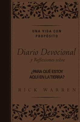 Book cover for Una Vida Con Proposito Diario Devocional, Leathersoft