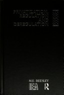 Book cover for Privatization, Regulation and Deregulation