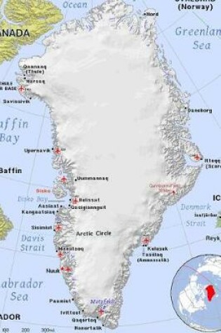 Cover of Modern Day Color Map of Greenland Journal