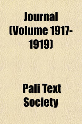 Book cover for Journal (Volume 1917-1919)