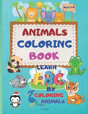 Book cover for Animal Coloring Book