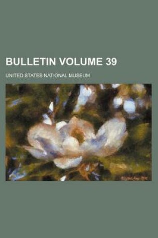 Cover of Bulletin Volume 39