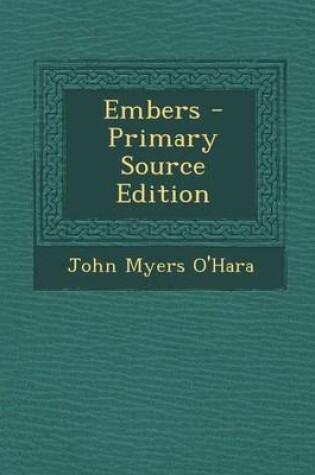 Cover of Embers