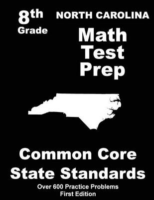 Book cover for North Carolina 8th Grade Math Test Prep