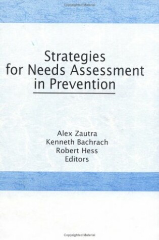 Cover of Strategies for Needs Assessment in Prevention